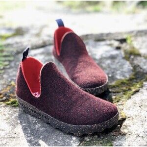 Asportuguesas Fly London Wool Felted Sneakers Eu 39 Us 8-8.5 Cork Sole Lagenlook